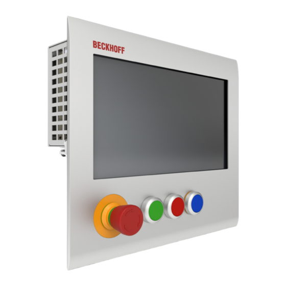 Beckhoff C9900-G072 Installation Und Betriebsanleitung