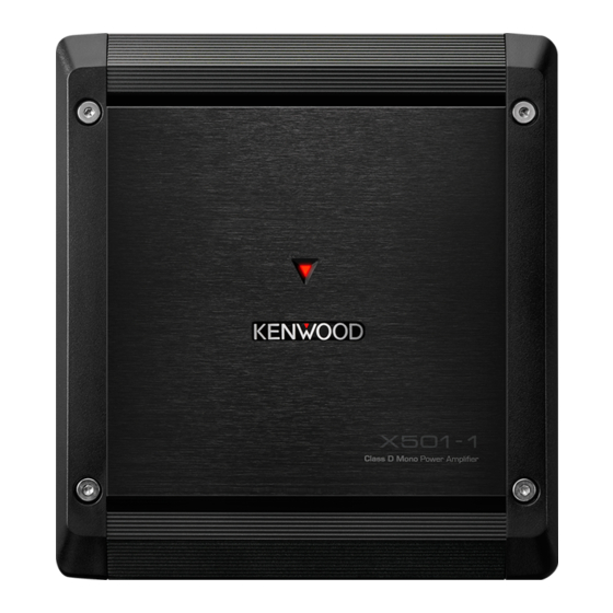 Kenwood X501-1 Bedienungsanleitung