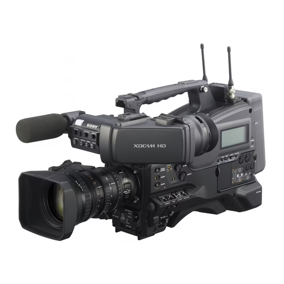 Sony PMW-400K Handbuch