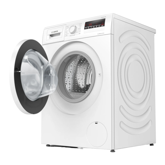 Bosch WAN28A8 Gebrauchs- Und Montageanleitung