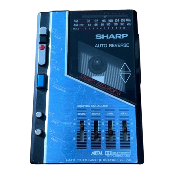 Sharp JC-790H Serviceanleitung