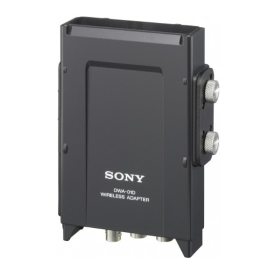 Sony DWA-01D Handbücher