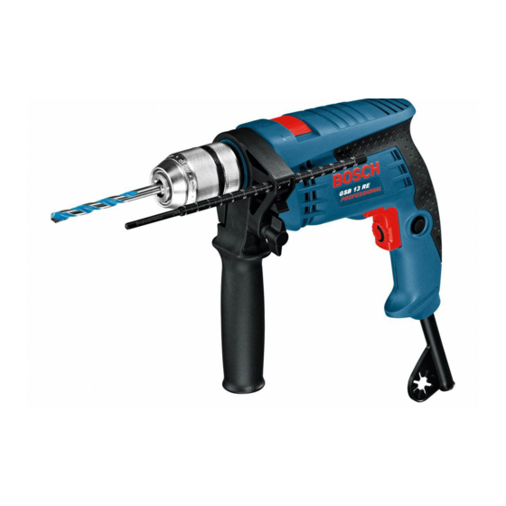 Bosch GSB 13 RE Professional Handbuch