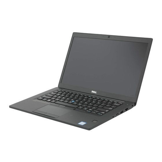 Dell Latitude 7480 Schnellstart Handbuch
