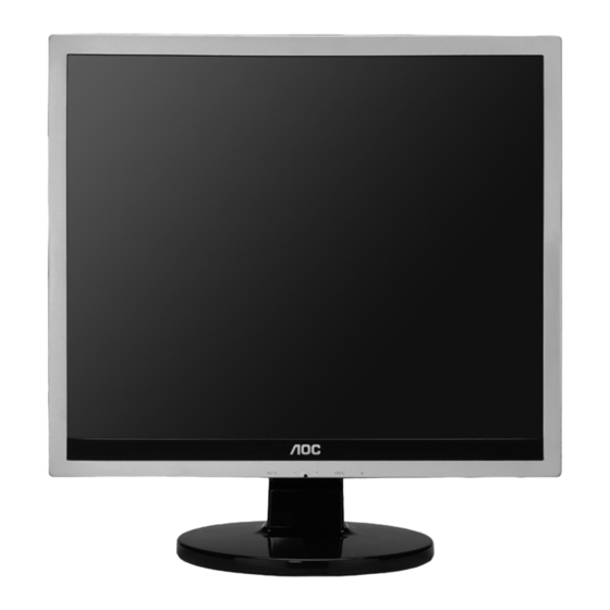 AOC E719SDA Bedienungsanleitung