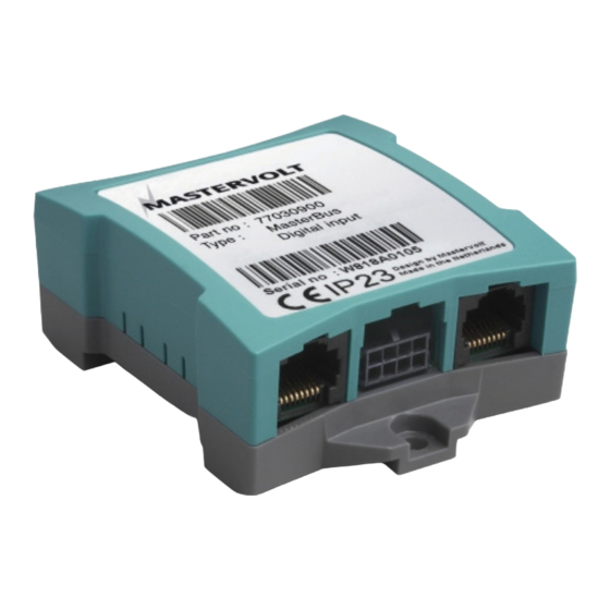 Mastervolt International Digital Input Installationsanleitung