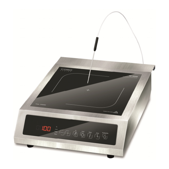 CASO DESIGN TC 3500 Thermo Control Original Bedienungsanleitung