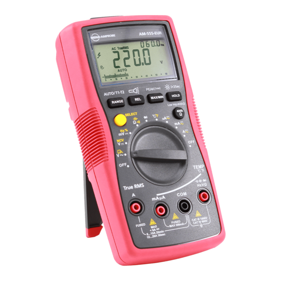 Beha-Amprobe AM-555-EUR Bedienungshandbuch