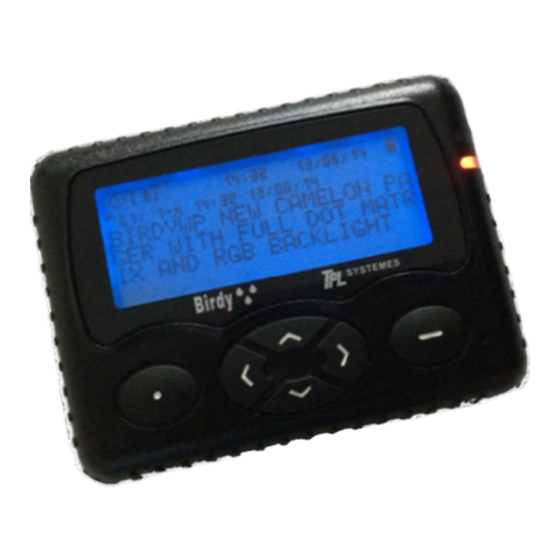 TPL BIRDY WP-rx Benutzerhandbuch