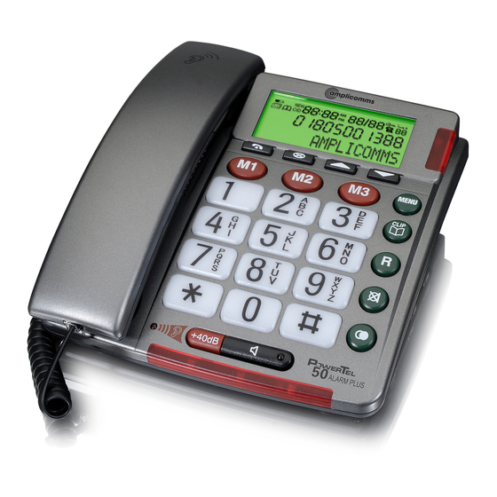 Amplicomms BigTel 50 Alarm Plus Bedienungsanleitung