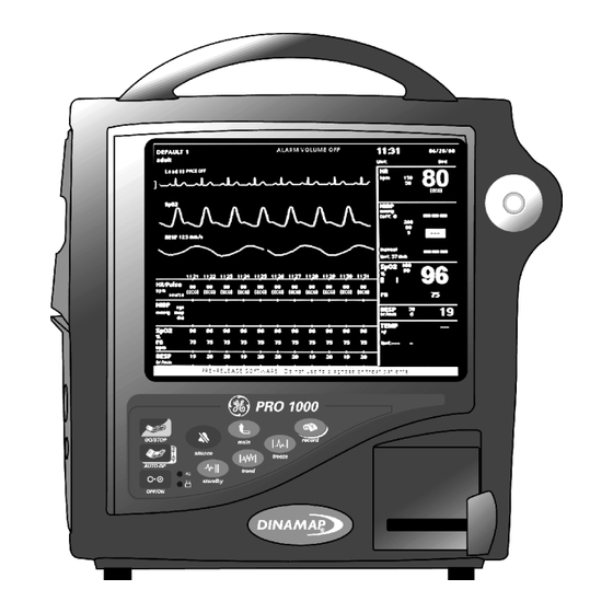 Dinamap Pro1000 Bedienungsanleitung