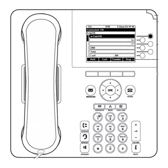 Avaya 9630G Bedienungsanleitung