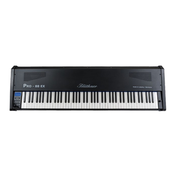 bluthner digital PRO-88 EX Bedienungsanleitung