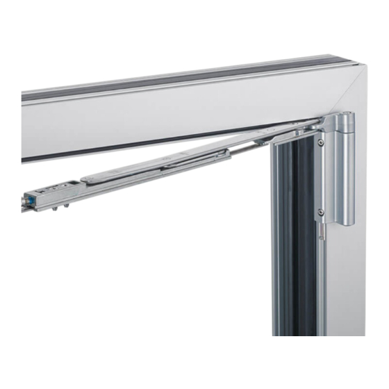 Siegenia ALU 5200-DS Anschlaganleitung