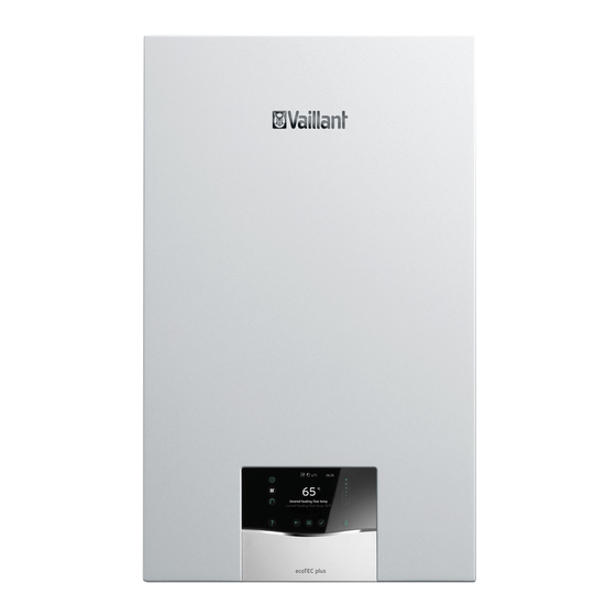 Vaillant ecoTEC plus VCI 26CS/1-5 Betriebsanleitung