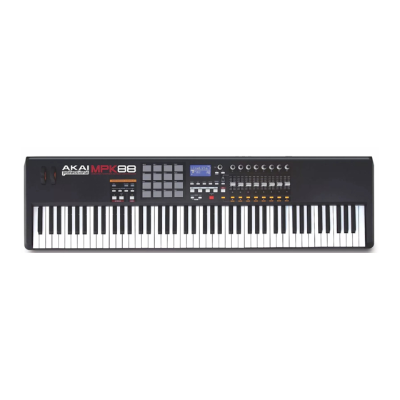 Akai MPK61 Kurzanleitung