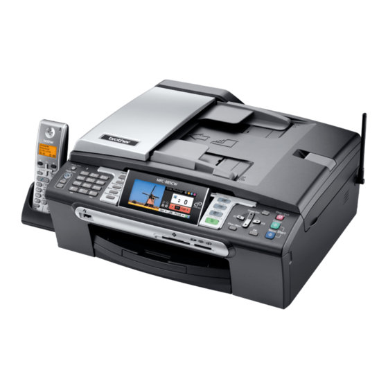 Brother MFC-885CW Installationsanleitung