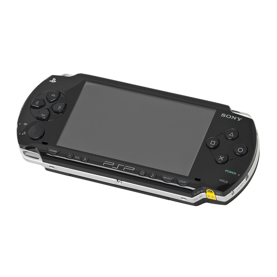 Sony Playstation Portable Bedienungsanleitung