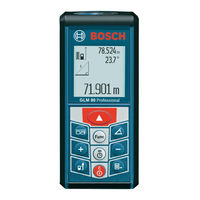 Bosch GLM Professional 80+R60 Originalbetriebsanleitung