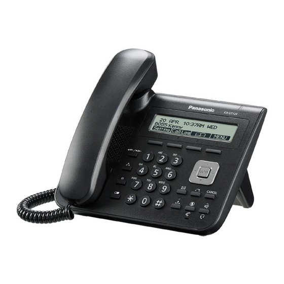 Panasonic KX-UT123 Kurzanleitung