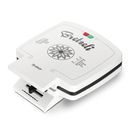 Trisa Electronics Bretzeli Bedienungsanleitung