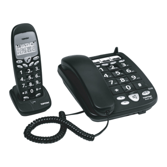 Topcom Butler 900 BIG Button Bedienungsanleitung