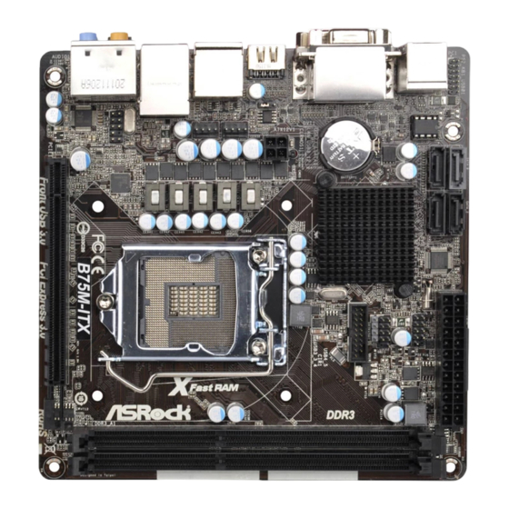 ASROCK B75M-ITX Handbuch
