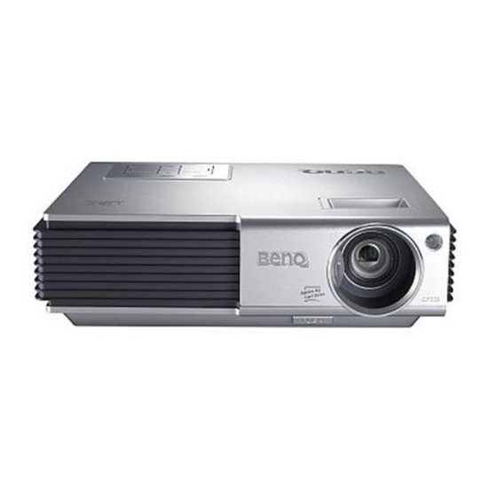 BenQ CP220 Benutzerhandbuch