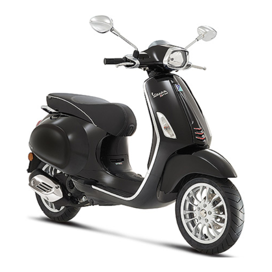 VESPA SPRINT 50 4T 4V Bedienungsanleitung