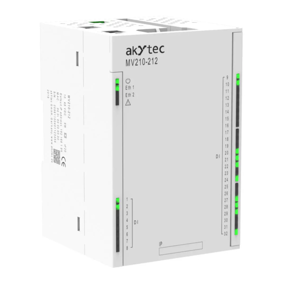 Akytec MV210-212 Bedienungsanleitung