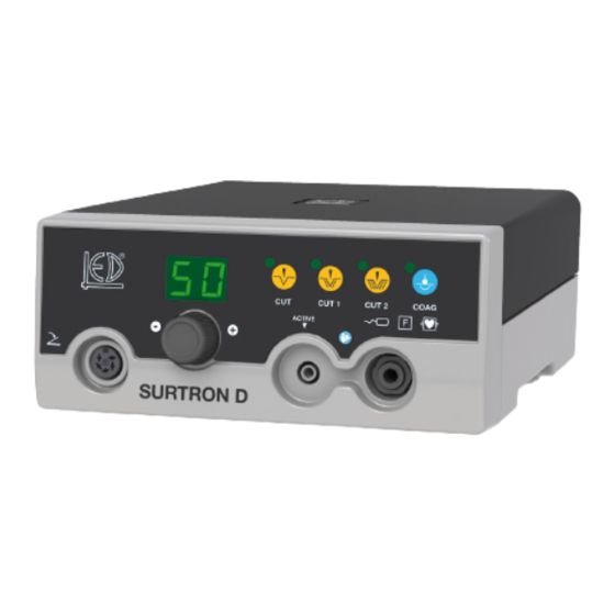 LED SURTRON 50D Anleitung