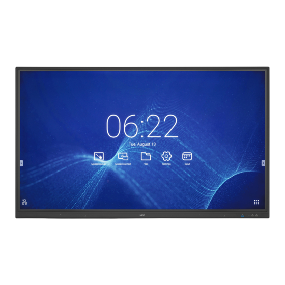 NEC MultiSync CB751Q Benutzerhandbuch