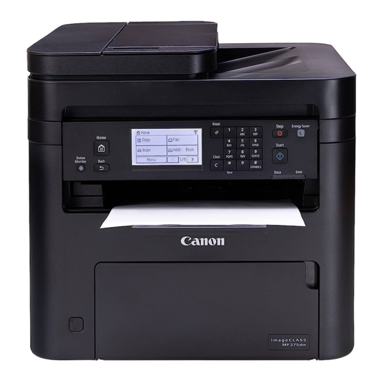 Canon i-SENSYS MF275dw Installationsanleitung