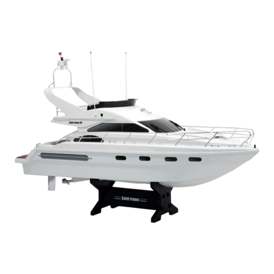 Carson 1:20 MOTORYACHT SAINT TROPEZ Anleitung