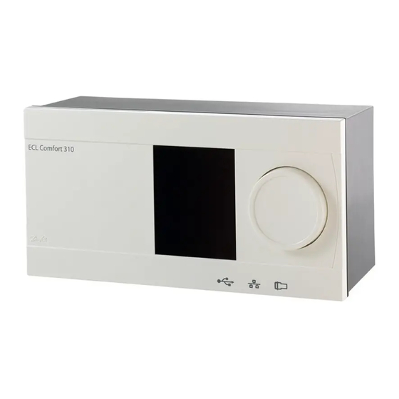 Danfoss ECL Comfort 310 Installationsanleitung