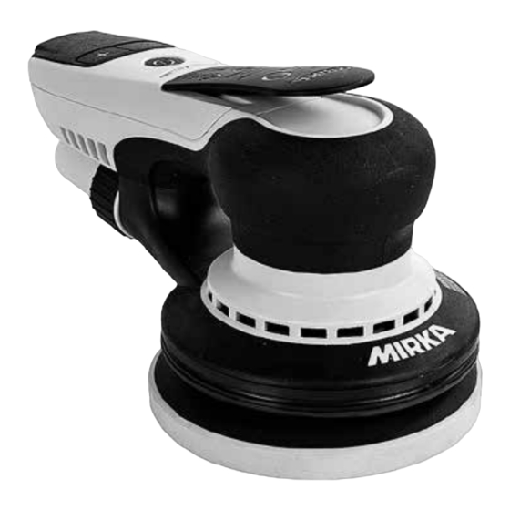 MIRKA DEROS SP 550CV Bedienungsanleitung