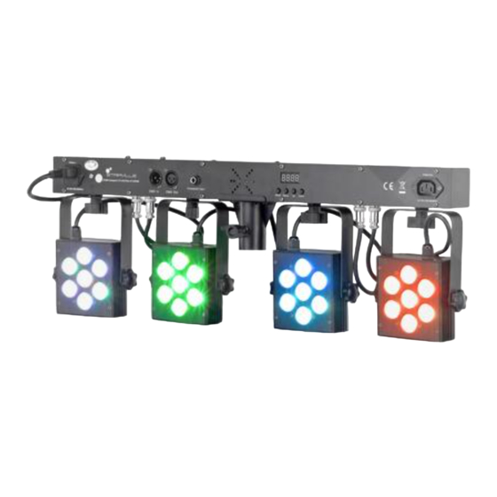 Stairville Compact LED-Bar4 TriPAR CLB4 Bedienungsanleitung