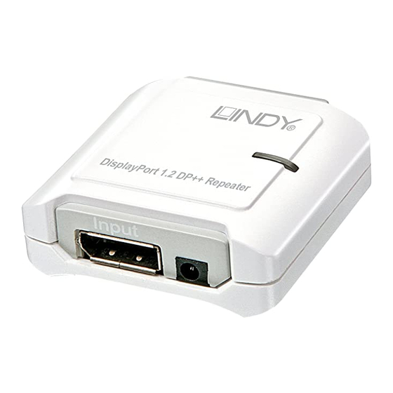 Lindy DisplayPort 1.2 DP++ Benutzerhandbuch