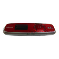 Sony WALKMAN NWZ-B133F Kurzanleitung