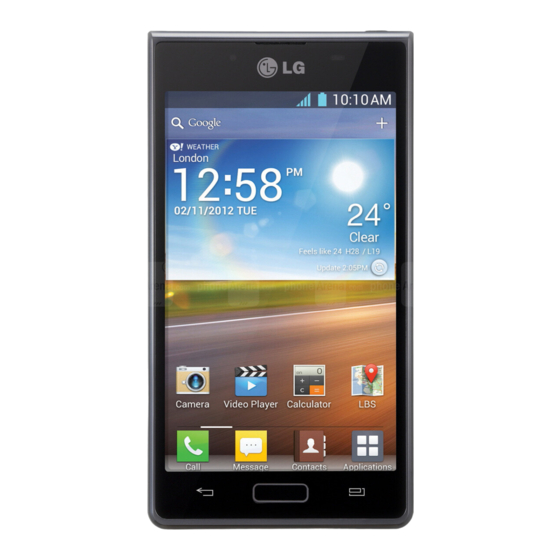 LG P700 Benutzerhandbuch