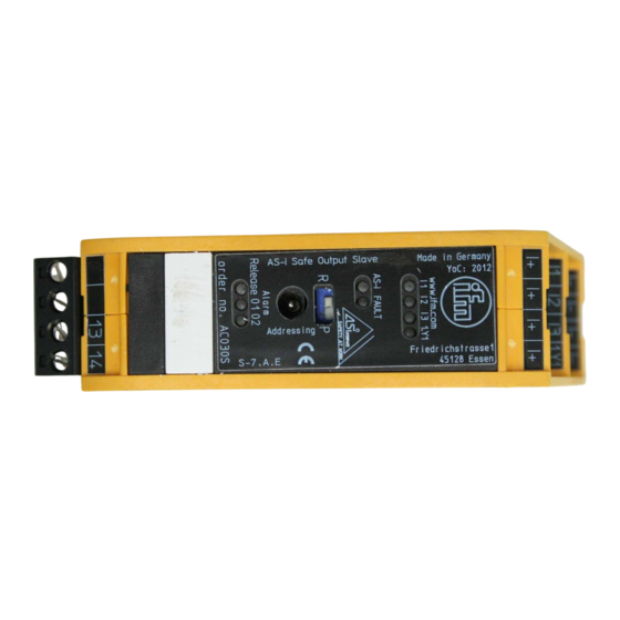 ifm AC030S Originalbetriebsanleitung