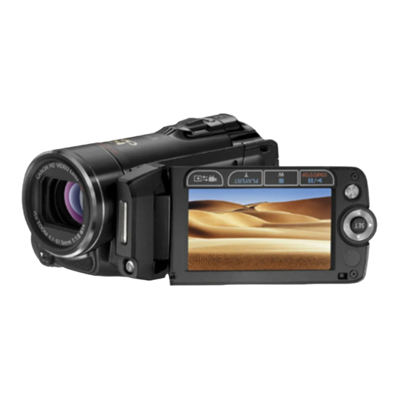 Canon Legria HF20 Anleitung