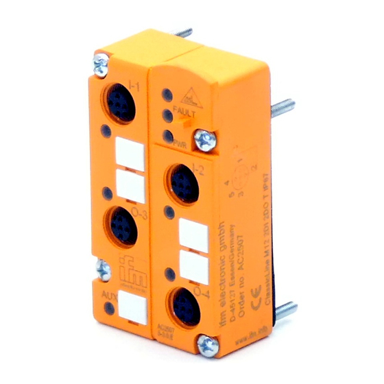 IFM Electronic ASinterface AC014A Montageanleitung