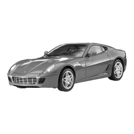 REVELL Ferrari 599 GTB Fiorano Bedienungsanleitung