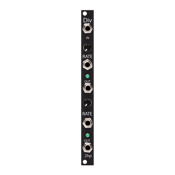 2hp Div Bedienungsanleitung