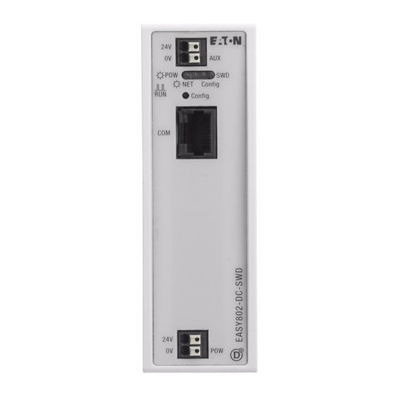 Eaton easyRelay EASY802-DC-SWD Montageanweisung