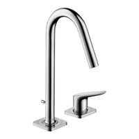 HANSGROHE AXOR Citterio M 34132000 Gebrauchsanleitung, Montageanleitung