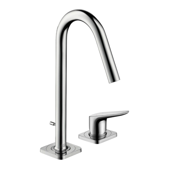 HANSGROHE AXOR Citterio M serie Gebrauchsanleitung, Montageanleitung