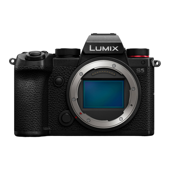 Panasonic Lumix S5 Bedienungsanleitung