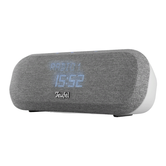 Teufel RADIO ONE Technische Beschreibung Und Bedienungsanleitung